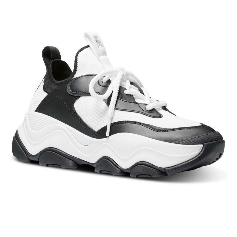 Michael Kors Black and White Women's Sneakers - Picture 4 of 4